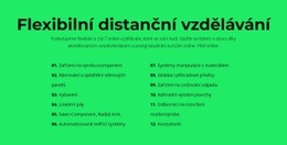 Flexibilní Dálkové Studium – Vlastní Motiv WordPress