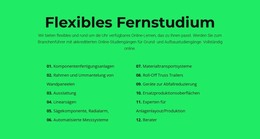 HTML-Seite Für Flexibles Fernstudium