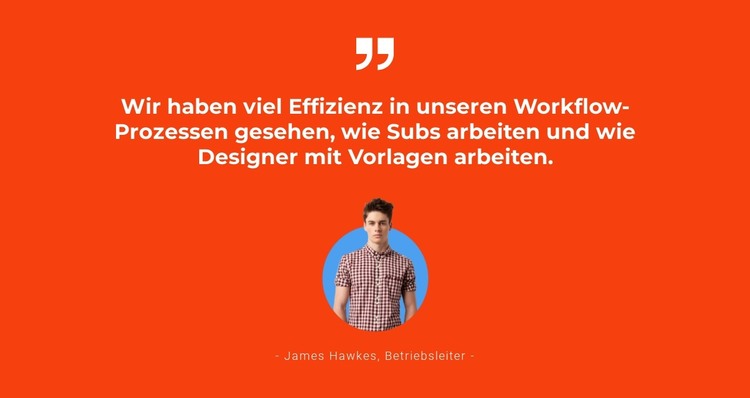 Erfolg kommt HTML-Vorlage