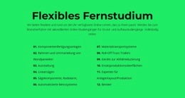 Flexibles Fernstudium - Schöne Vorlagen Erstellen