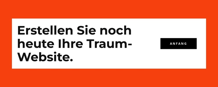 Erstellen Sie noch heute Ihre Website Website-Vorlage