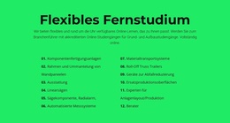 Flexibles Fernstudium – Benutzerdefiniertes WordPress-Theme