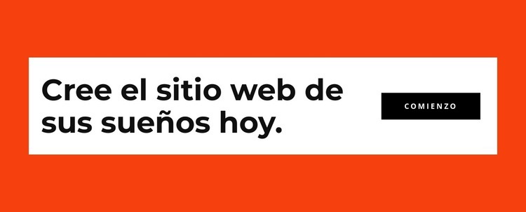 Cree su sitio web hoy Plantillas de creación de sitios web