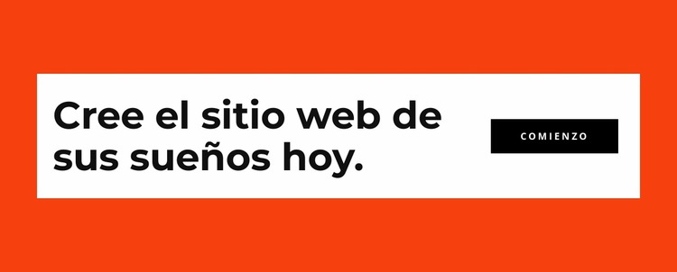 Cree su sitio web hoy Plantilla Joomla