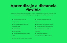 Aprendizaje A Distancia Flexible - Descarga Gratuita De Plantilla De Sitio Web