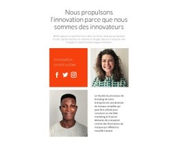 Entrepreneurs Frais Et Innovants - Conception De Site Moderne