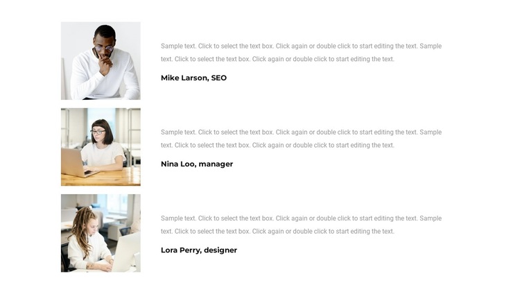 Team mature over time HTML5 Template