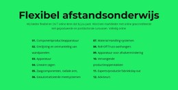 Gratis CSS-Indeling Voor Flexibel Afstandsonderwijs
