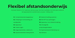 HTML-Pagina Voor Flexibel Afstandsonderwijs