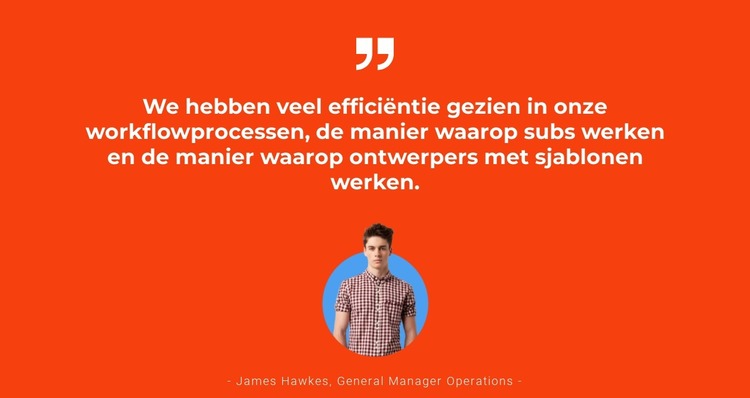 Succes komt Joomla-sjabloon