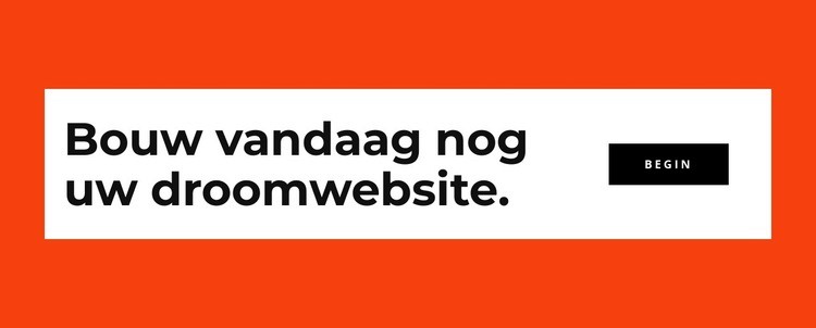 Bouw vandaag nog uw website Sjabloon