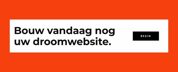 Bouw vandaag nog uw website Website Builder-sjablonen