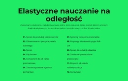 Elastyczne Nauczanie Na Odległość - HTML Builder Online