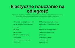 Narzędzie Do Tworzenia Makiet Witryn Internetowych Dla Elastyczne Nauczanie Na Odległość