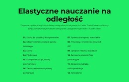 Elastyczne Nauczanie Na Odległość - Projekt Funkcjonalności