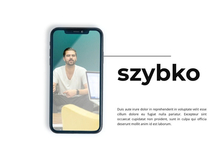 Szybkie połączenie Projekt strony internetowej