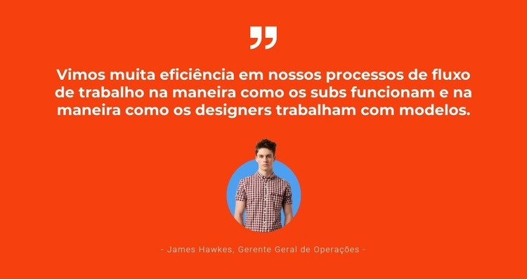 O sucesso vem Design do site