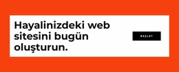 Web Sitenizi Bugün Oluşturun - Kullanımı Kolay Joomla Şablonu