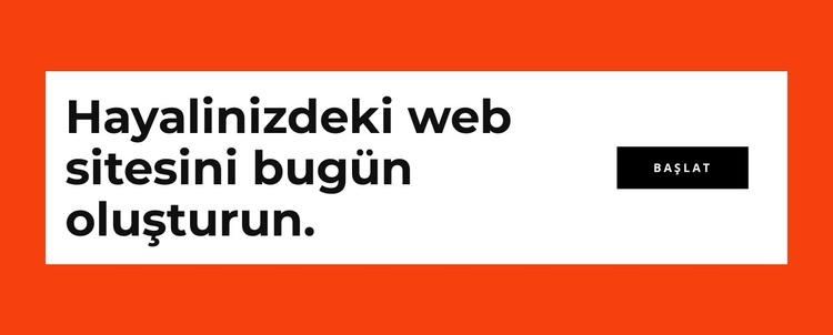 Web sitenizi bugün oluşturun WordPress Teması