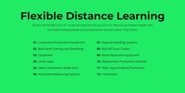 Flexible Distance Learning - Custom WordPress Theme