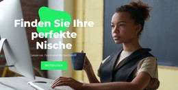 Finden Sie Ihren Arbeitsplatz HTML5-Vorlage