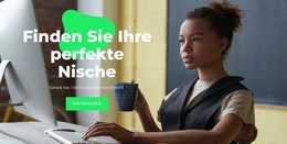 Finden Sie Ihren Arbeitsplatz - Kostenlose HTML-Vorlage