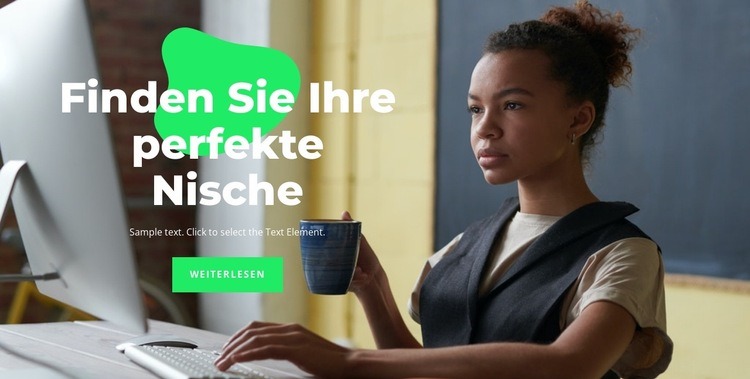 Finden Sie Ihren Arbeitsplatz HTML5-Vorlage