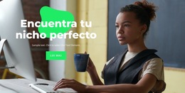 Encuentra Tu Trabajo - Plantilla De Sitio Web Móvil