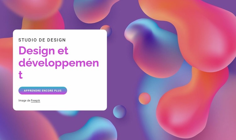 Agence de design digital native Modèle Joomla