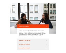 Answer-question - Html Code Example by Nicepage