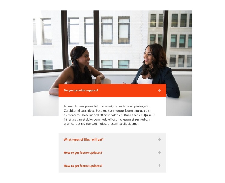 Answer-question HTML5 Template
