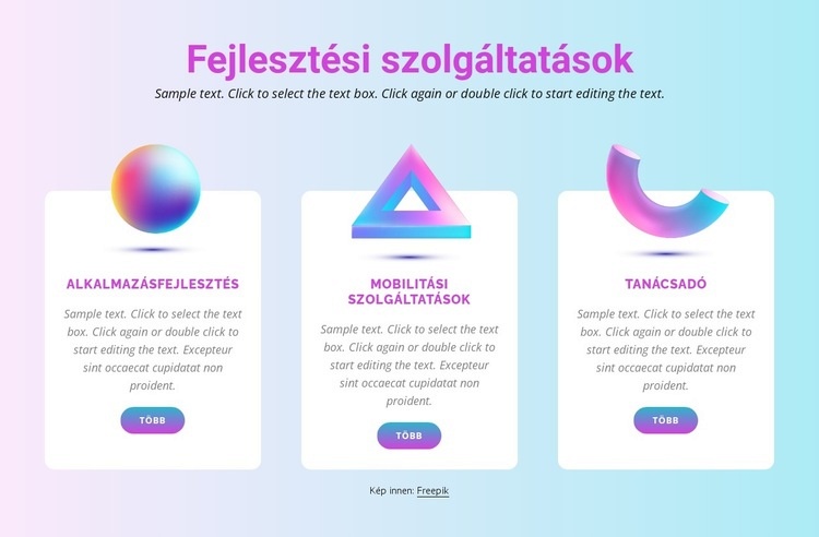 Tervezési alapelvek Weboldal sablon