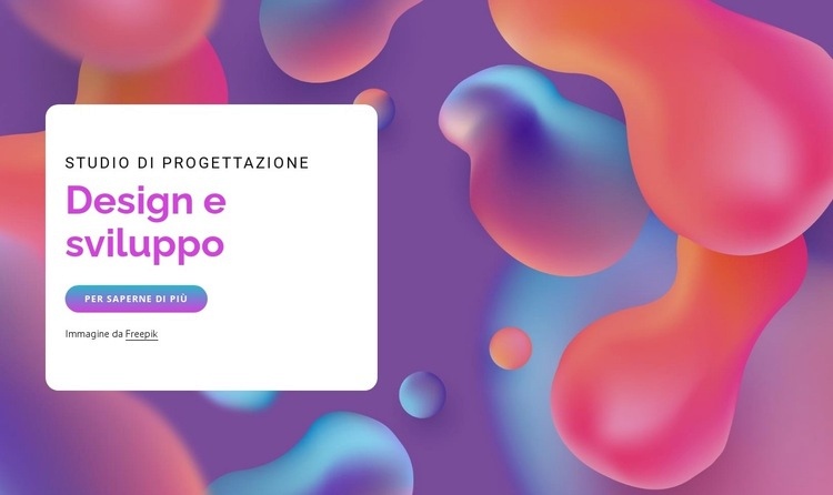 Agenzia di design nativa digitale Mockup del sito web