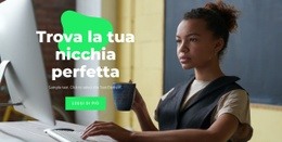 Modello Di Sito Per Trova Il Tuo Lavoro