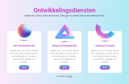 Responsieve Websjabloon Voor Ontwerpprincipes