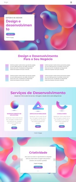 Construtor De Sites Incrível Para Processos De Design Eficazes