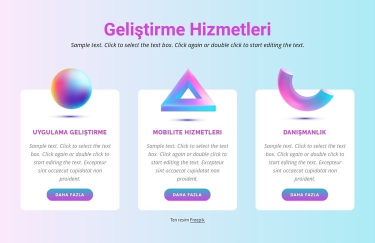 Tasarım ilkeleri Web Sitesi Mockup'ı