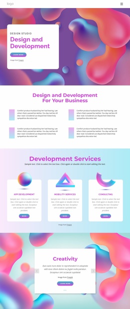 Effective Design Processes - Customizable Professional Landing Page