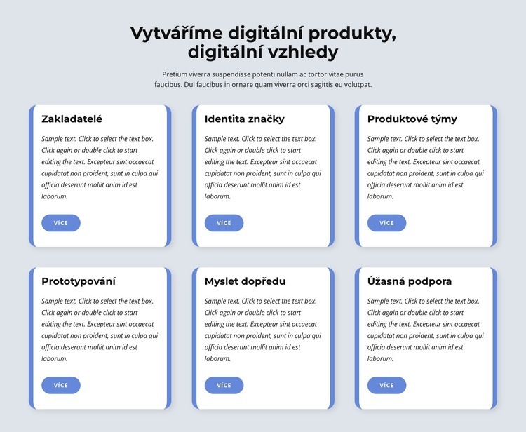 Vytváříme digitální produkty Webový design