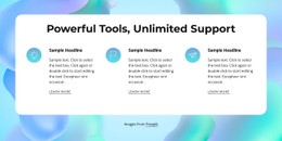 Powerful Tools Full Width Template