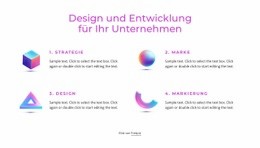 Branding- Und Designstudio - HTML5-Vorlage Für Eine Seite