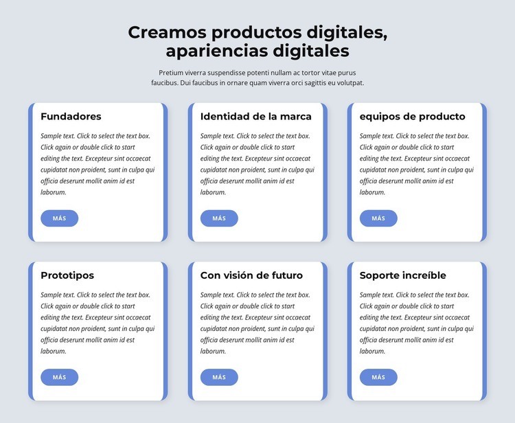 Creamos productos digitales Creador de sitios web HTML