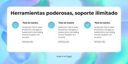 Herramientas Poderosas Plantilla De Ancho Completo