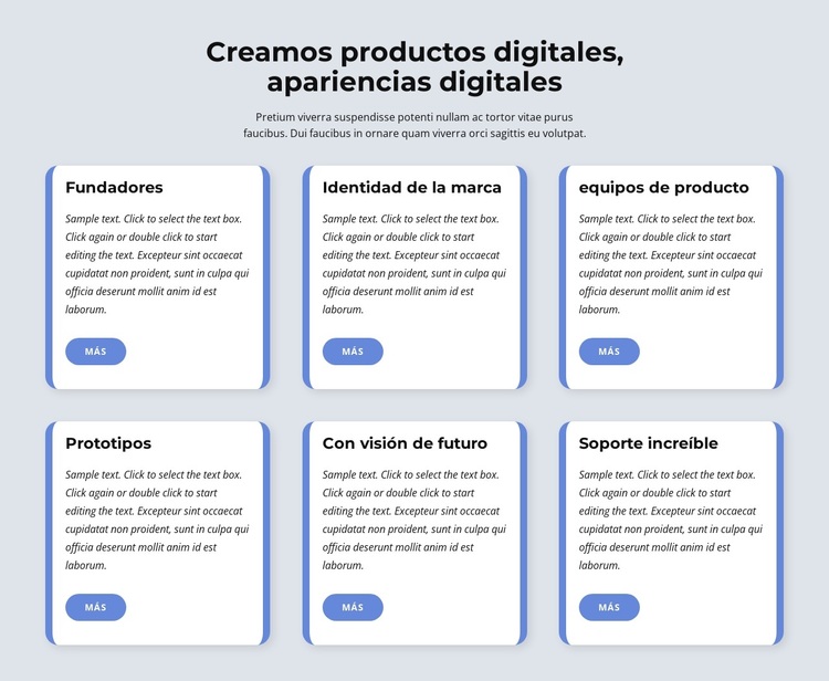 Creamos productos digitales Tema de WordPress