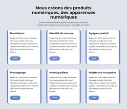 Nous Créons Des Produits Numériques : Modèle Simple D'Une Page