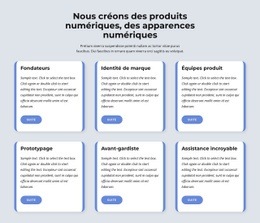 Nous Créons Des Produits Numériques - Page De Destination Pour Mobile