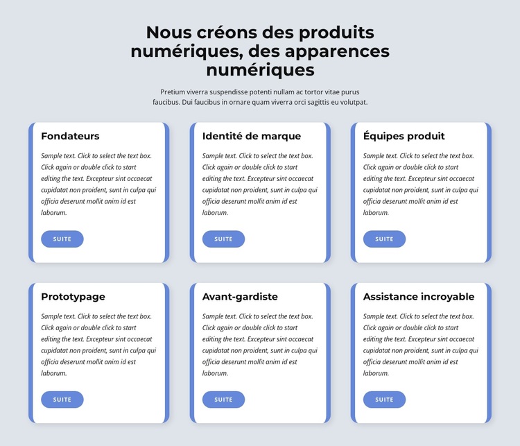 Nous créons des produits numériques Thème WordPress