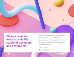 Disigners And Developments - HTML Template Code