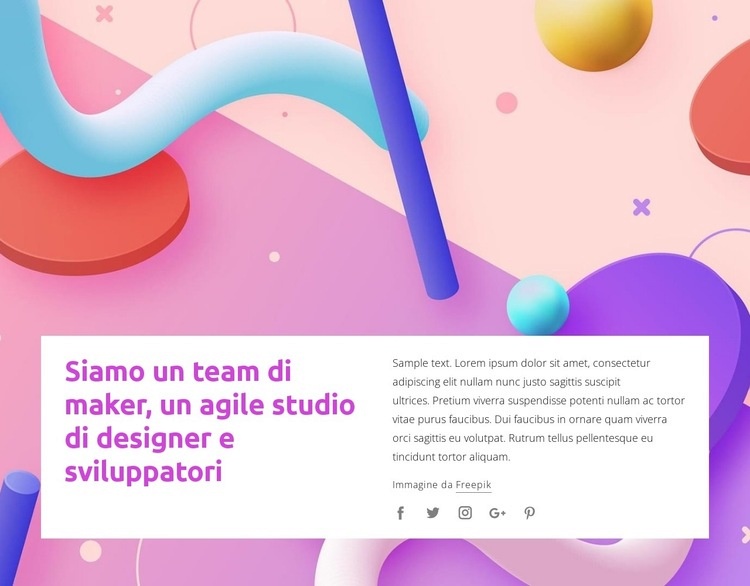 Disegnatori e sviluppi Mockup del sito web