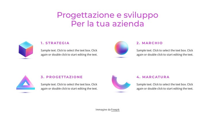 Studio di branding e design Modello CSS